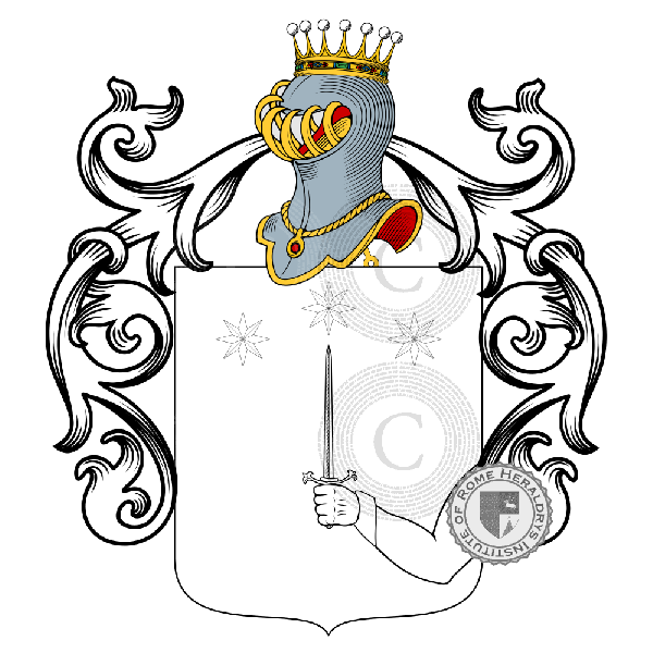 Coat of arms of family Mancuso