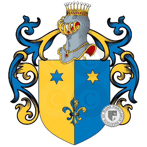 Coat of arms of family Vittorelli