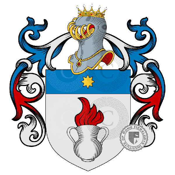 Coat of arms of family Toti