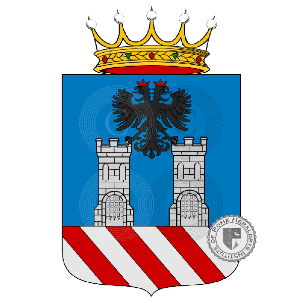 Coat of arms of family Tretti