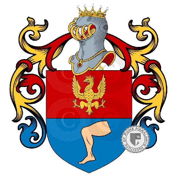 Coat of arms of family Ginocchi