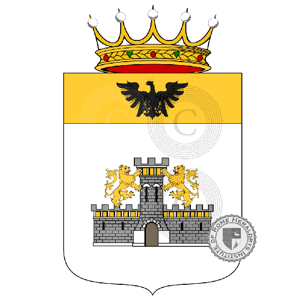 Coat of arms of family Cella