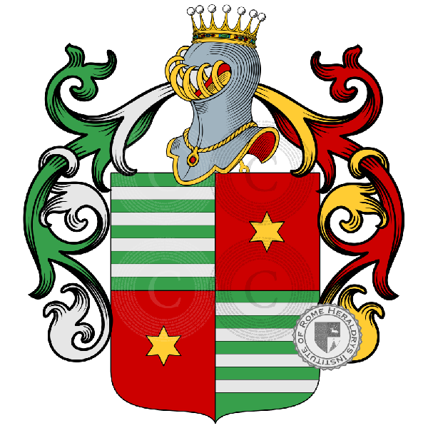 Wappen der Familie Albamonte