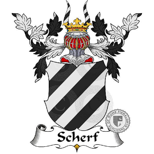 Wappen der Familie Scherf