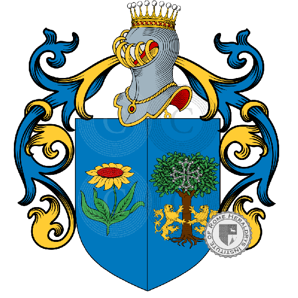 Coat of arms of family Negro