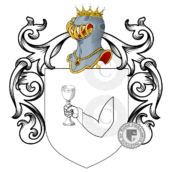 Coat of arms of family Coppe