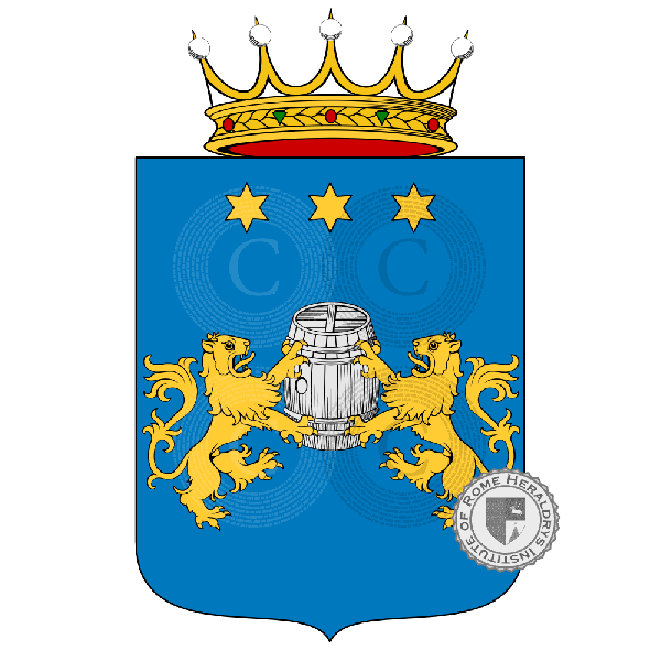 Coat of arms of family Bottaro