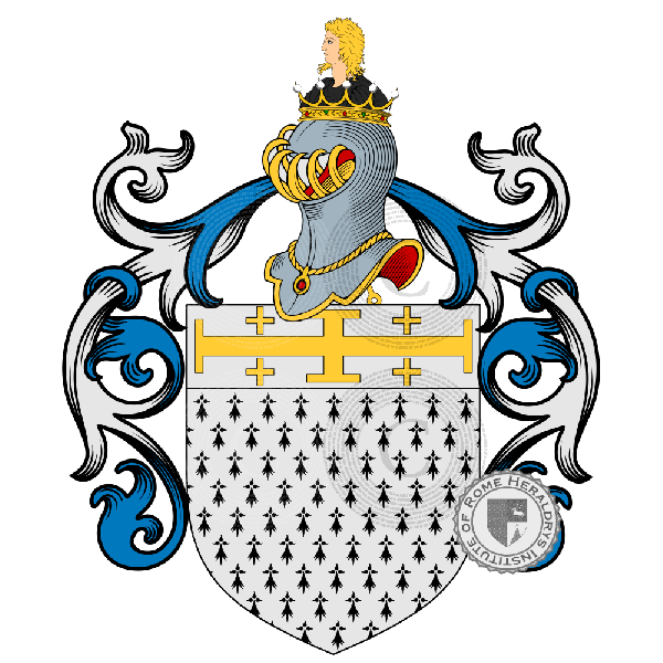 Coat of arms of family Baretti