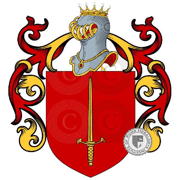 Coat of arms of family Chiaranza