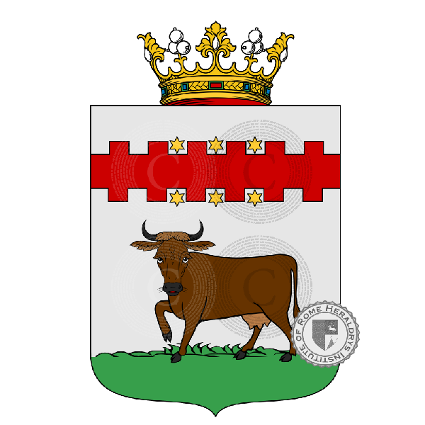Coat of arms of family Vaccarone