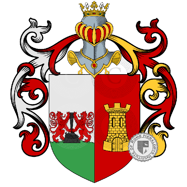 Coat of arms of family Cunéo d