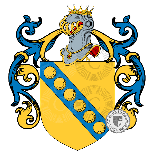 Coat of arms of family Bozzetta