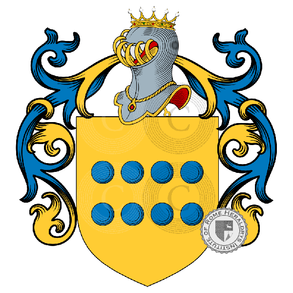 Coat of arms of family Boccetta