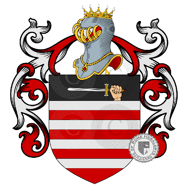 Coat of arms of family Forbesina