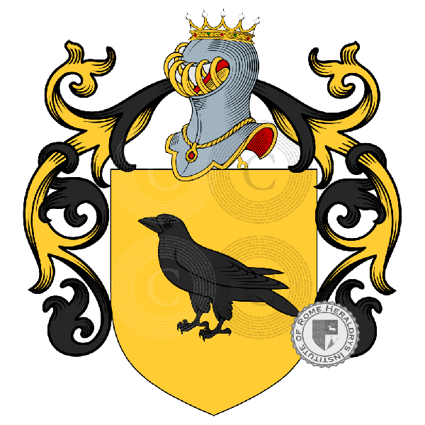 Coat of arms of family Iserna