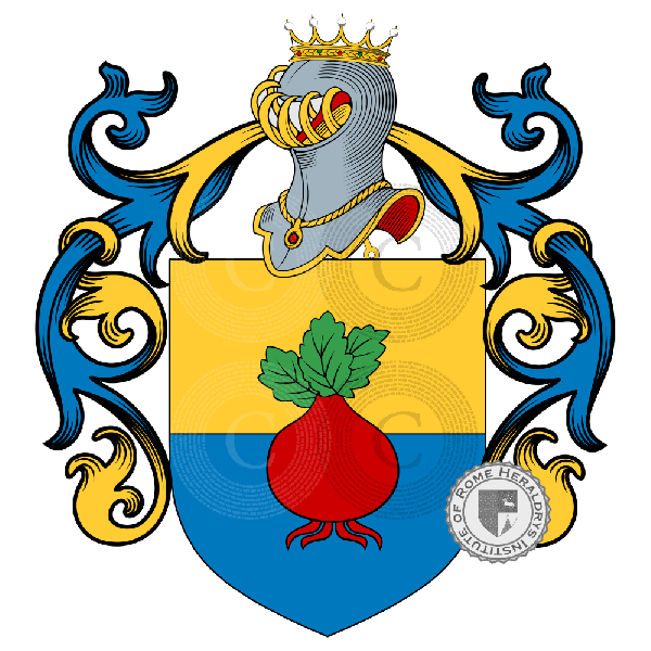 Coat of arms of family Ravagnan