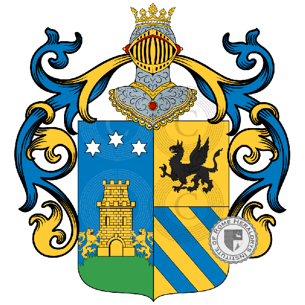 Wappen der Familie Turrisi Grifeo