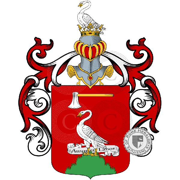 Coat of arms of family Carcano