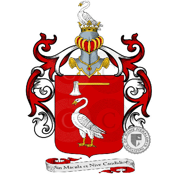 Coat of arms of family Carcano