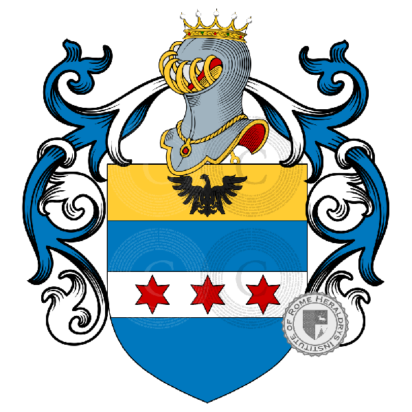Coat of arms of family Troisi
