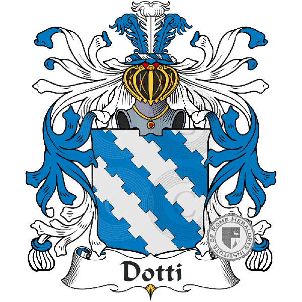 Coat of arms of family Dotti