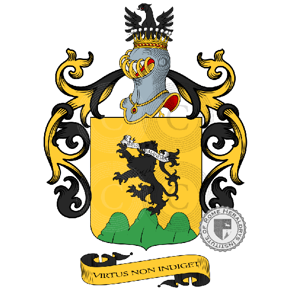 Coat of arms of family Crotti