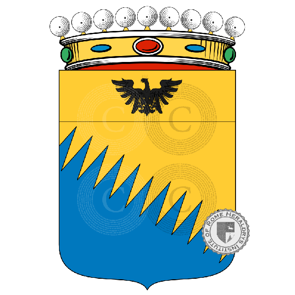 Coat of arms of family Petrucci