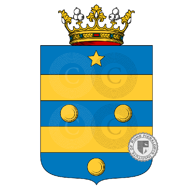Coat of arms of family Ugo