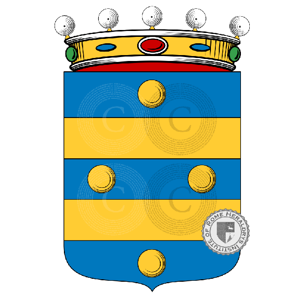 Coat of arms of family Iaccio