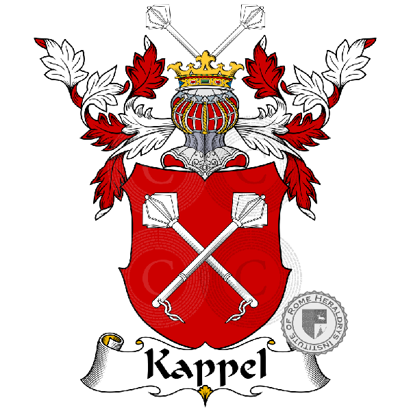 Coat of arms of family Kappel
