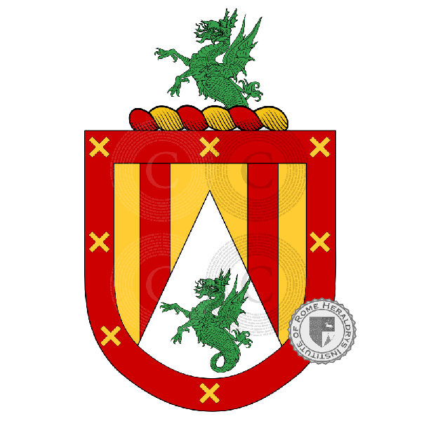 Coat of arms of family La Cueva