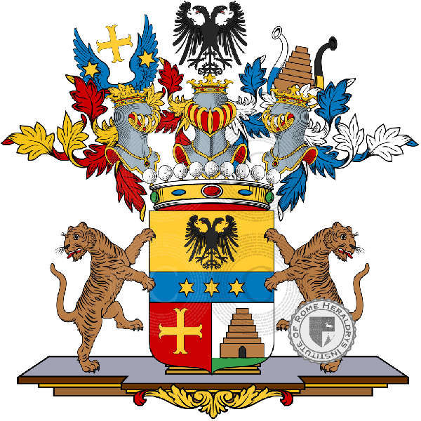 Coat of arms of family Cassis Faraone
