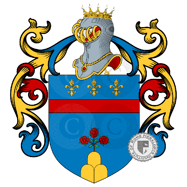 Coat of arms of family Legato