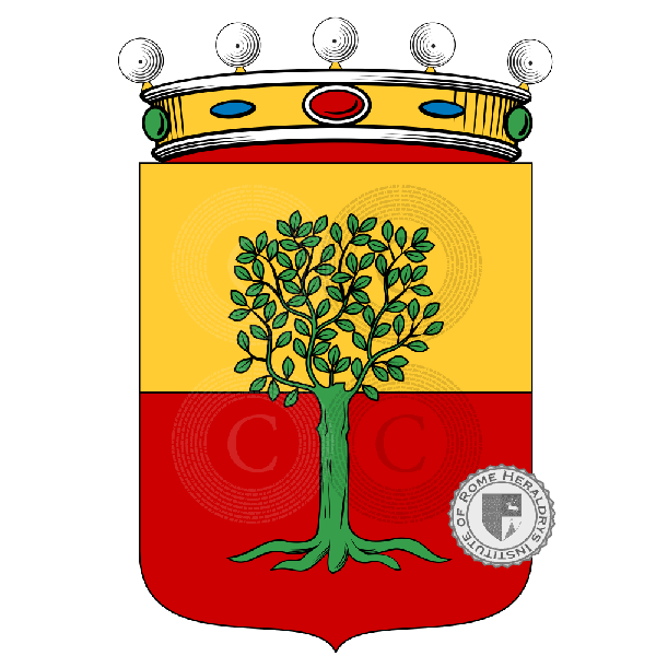 Coat of arms of family Cerrosi