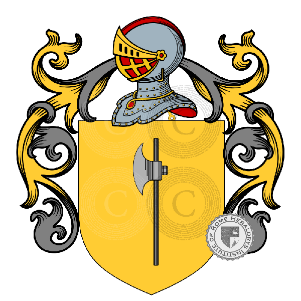 Coat of arms of family Capodoro
