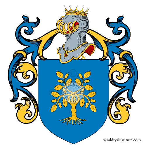 Coat of arms of family Rovere, La Rovere, Della Rovere