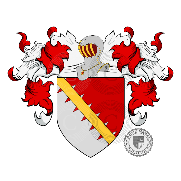 Coat of arms of family Franzoni