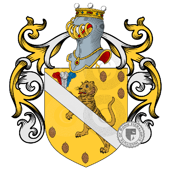 Coat of arms of family Tatti, Tati