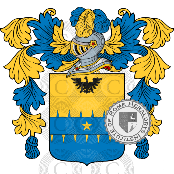 Coat of arms of family Tamburelli