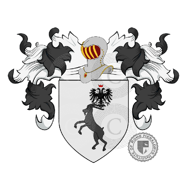 Coat of arms of family Caprellis