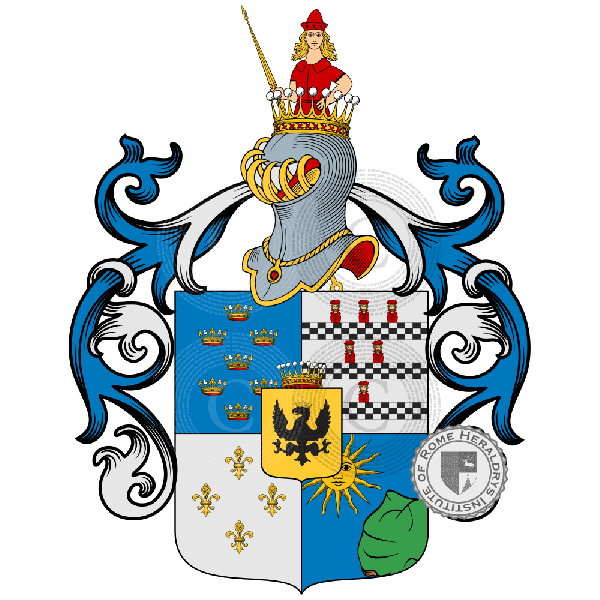 Escudo de la familia Capitanei, Capitani