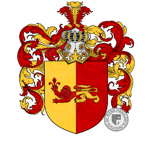Escudo de la familia Carrega Bertolini