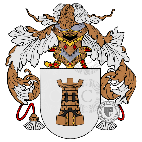 Coat of arms of family Tesoro