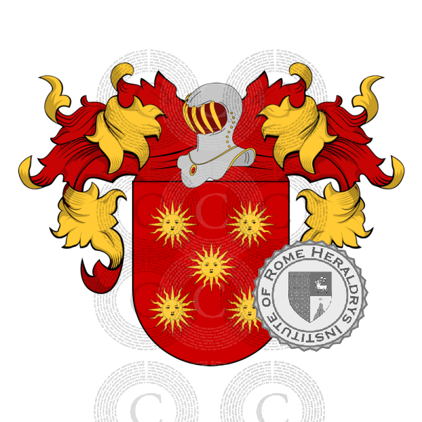 Wappen der Familie Taglioretti