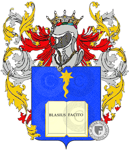 Coat of arms of family Blasio