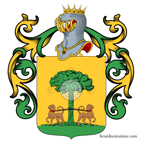 Coat of arms of family Bedini