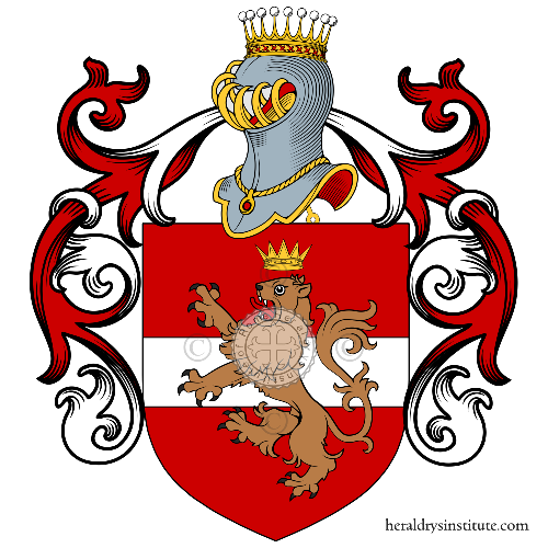 Coat of arms of family Carella   ref: 5630