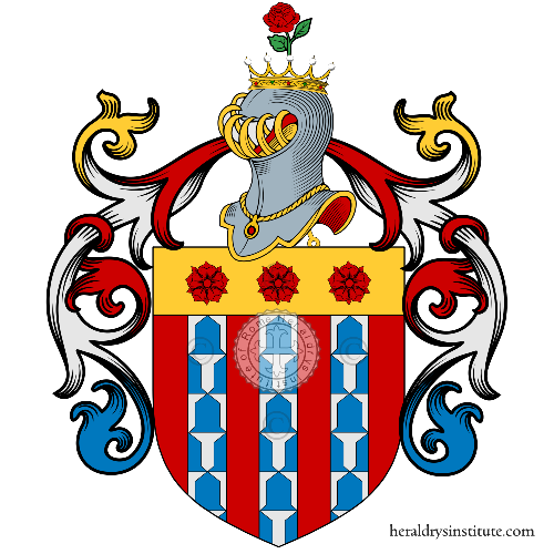 Escudo de la familia Blois, De la Croix de Blois de Quartes, De Blois