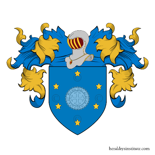 Coat of arms of family Azzola