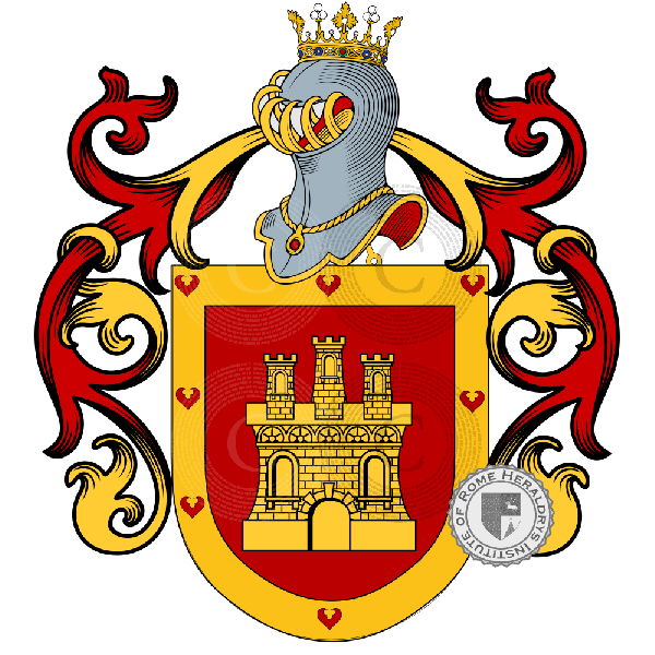Coat of arms of family Cerulla